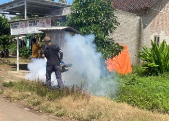 Cegah Lonjakan DBD, Puskesmas Kalirejo Pesawaran Lakukan Mitigasi di Desa Karang Rejo
