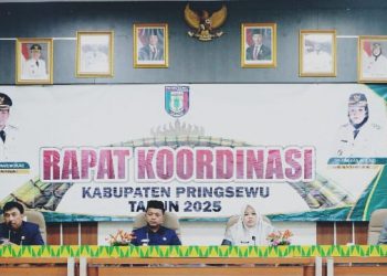 Hari Pertama Kerja, Bupati Pringsewu Pimpin Rakor: Pastikan Efisiensi dan Percepatan Pembangunan