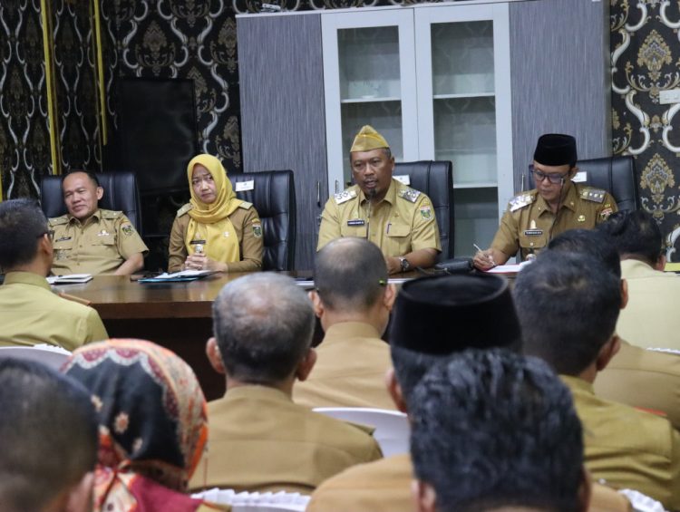 Pimpin Rakor Perdana, Bupati Ardito Wijaya Dorong Evaluasi Kinerja dan Sinergi