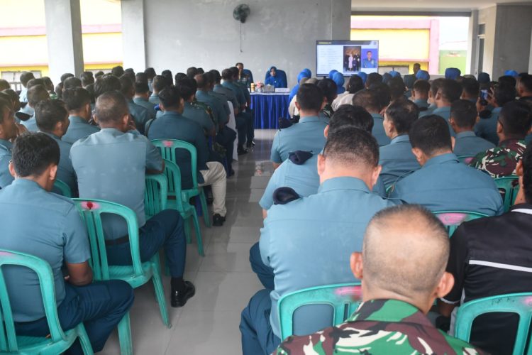 Danlanal Lampung Gelar Entry Briefing, Tegaskan Komitmen Disiplin dan Kinerja Optimal