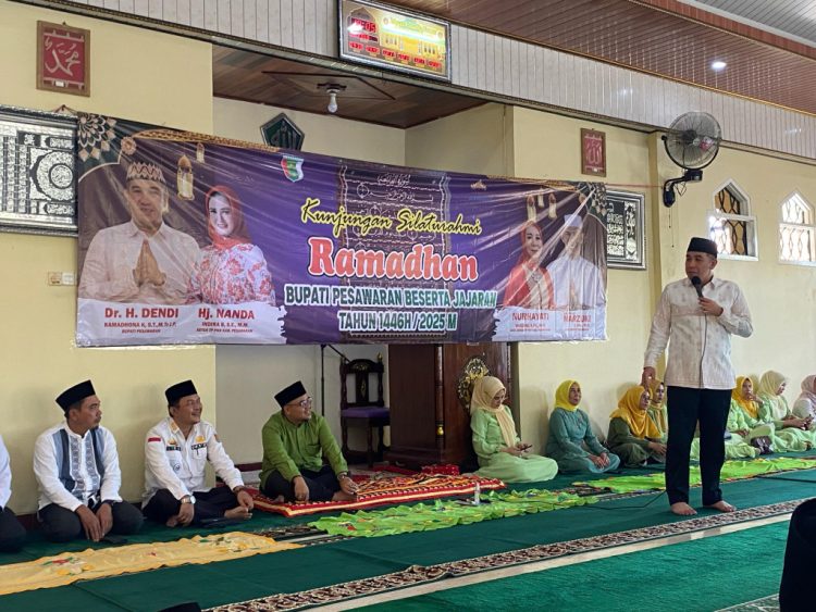 Bupati Dendi Ramadhona Silaturahmi Ramadan di Kedondong, Teguhkan Semangat Kebersamaan