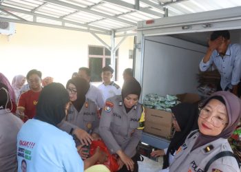 Polres Lampung Selatan Gelar Pasar Murah, Warga Serbu Harga Ekonomis