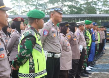 Patroli Gabungan di Lampung Selatan Amankan Malam Takbir