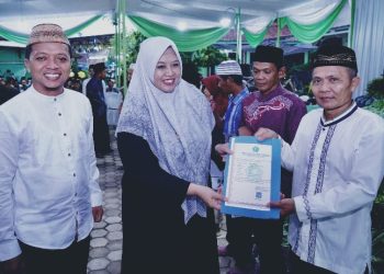 Safari Ramadan di Ambarawa, Bupati dan Wabup Pringsewu Serahkan Bantuan untuk Rumah Ibadah dan Warga
