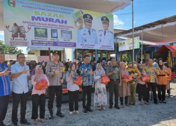 Pasar Murah Bersubsidi di Kota Agung, Upaya Pemkab Tanggamus Stabilkan Harga Pangan