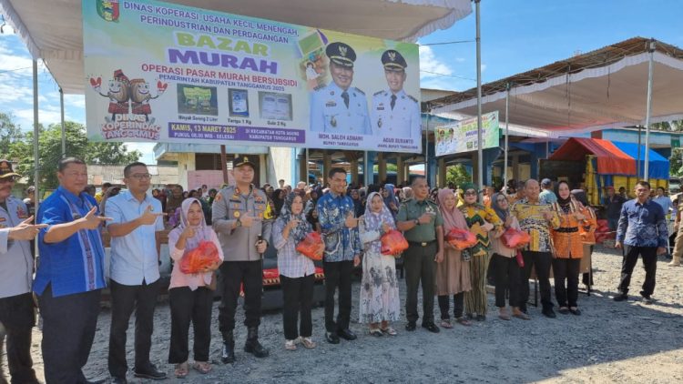 Pasar Murah Bersubsidi di Kota Agung, Upaya Pemkab Tanggamus Stabilkan Harga Pangan