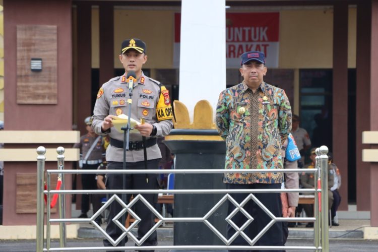 Polres Pringsewu Gelar Apel Operasi Ketupat 2025, 200 Personel Gabungan Dikerahkan