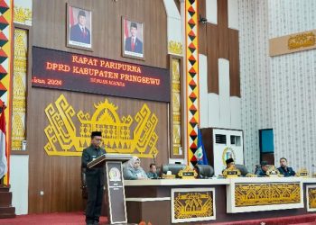 Bupati Pringsewu Minta OPD Respons Masukan DPRD Secara Sistematis