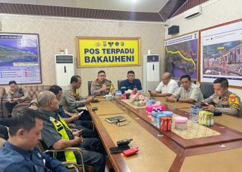 Polres Lampung Selatan Perketat Rekayasa Lalu Lintas Arus Balik di Pelabuhan Bakauheni