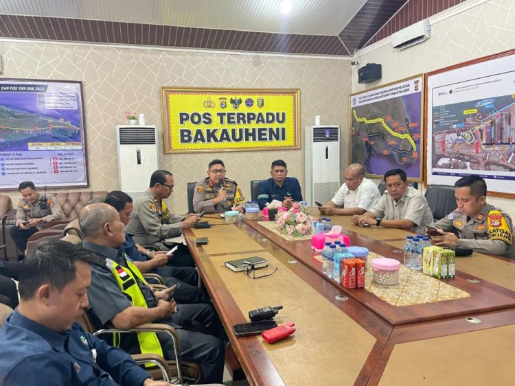 Polres Lampung Selatan Perketat Rekayasa Lalu Lintas Arus Balik di Pelabuhan Bakauheni