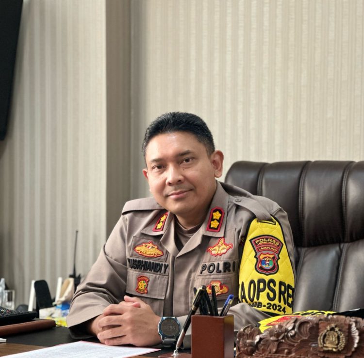 Kapolres Lampung Selatan Tekankan Disiplin Pemudik, Tiket Online Wajib Sebelum Masuk Pelabuhan