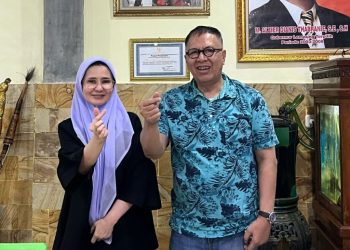 Nanda Indira Silaturahmi ke Tokoh Pendiri Kabupaten Pesawaran, Minta Nasihat dan Dukungan