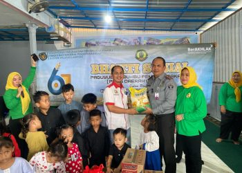 Peringati HBP ke-61, Lapas Narkotika Bandar Lampung Bawa Kebahagiaan ke Panti Asuhan Bussaina