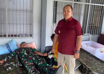 Lapas Narkotika Bandar Lampung Kolaborasi dengan Kodim 0421 Gelar Donor Darah untuk HBP ke-61