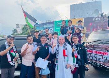 Lautan Simpati di Jantung Kota: Aksi Bela Palestina di Lampung Himpun Rp200 Juta Lebih