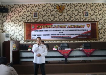 Polres Lampung Selatan Gelar Sosialisasi Hukum, Dorong Pemahaman Kode Etik dan Disiplin Anggota Polri