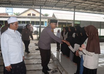 Polres Lampung Selatan Sambangi Ponpes Darul Ma’arif, Bangun Sinergi Jaga Kamtibmas