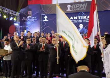 Gilang Ramadhan Resmi Pimpin HIPMI Lampung, Gubernur: Wujudkan Inovasi untuk Indonesia Emas 2045