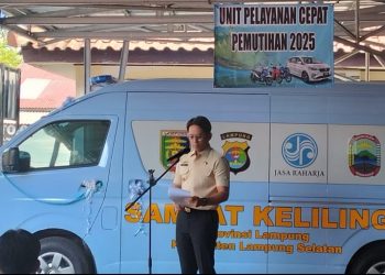 Pemkab Lampung Selatan Hibahkan Mobil Samsat Keliling, Dorong Pelayanan Pajak yang Lebih Dekat dan Cepat