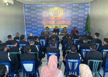 Karutan Ambon Pimpin Rapat Perdana: Bangun Sinergi, Jaga Kamtib, dan Utamakan Kesejahteraan Petugas