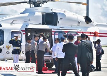 Helikopter AW 189 Polri Sukses Jalankan Misi Perdana Penerbangan Kepresidenan RI-Perancis