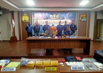 Bongkar Jaringan Narkoba Malaysia, Polresta Bandar Lampung Sita 6,6 Kg Sabu dan Ribuan Ekstasi