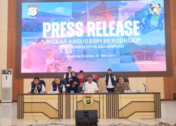 Polda Lampung Bongkar Modus Campur Pertalite dengan Minyak Mentah, Dua Pelaku Diamankan