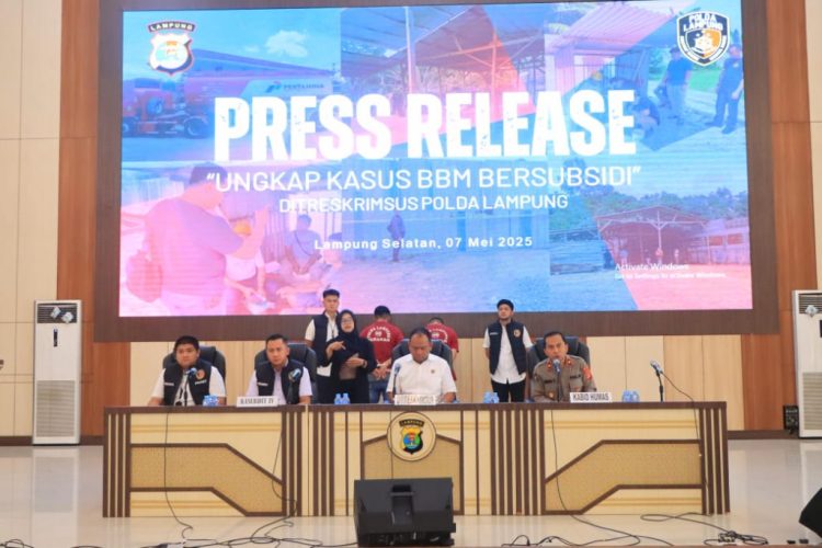 Polda Lampung Bongkar Modus Campur Pertalite dengan Minyak Mentah, Dua Pelaku Diamankan