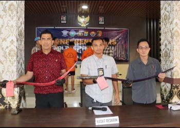 Polres Pringsewu tindak tegas aksi premanisme jalanan, dua remaja dijerat Undang-Undang Darurat atas kepemilikan sajam ilegal