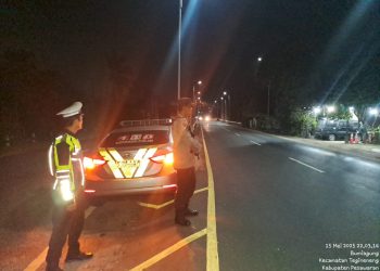 Patroli Malam Polsek Tegineneng Tegakkan Keamanan di Jalur Rawan Kriminalitas