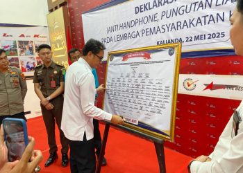 Lapas Kalianda Deklarasi Anti-Halinar, Satukan Komitmen Bersama APH Lampung Selatan