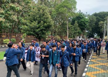 Dekan FEB Unila Diduga Bungkam Kasus Kekerasan Ormawa, Mahasiswa Gelar Aksi Protes
