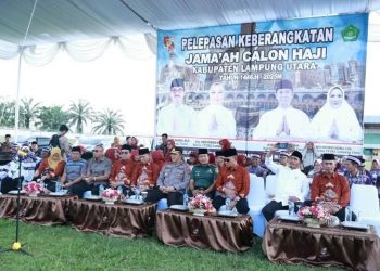 Pemkab Lampura Kembali Berangkatkan 47 Calon Jemaah Haji Kloter Kedua