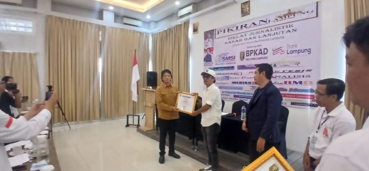 Diklat Jurnalistik di Lampung Tekankan Etika dan Struktur Penulisan Berita