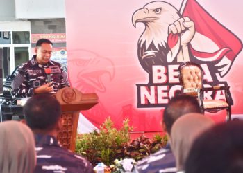Semangat Bela Negara Bergema di Lanal Lampung: “Jiwa Indonesia, Jiwa Prajurit Jadi Sorotan Dialog Interaktif