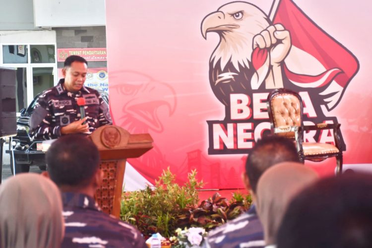 Semangat Bela Negara Bergema di Lanal Lampung: “Jiwa Indonesia, Jiwa Prajurit Jadi Sorotan Dialog Interaktif