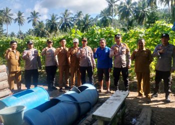 Polsek Padang Cermin Dorong Ketahanan Pangan Lewat Lomba Perkarangan Bergizi