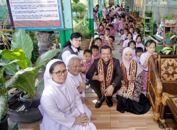 Pringsewu Mantap Menuju Kabupaten Layak Anak, SD Fransiskus Jadi Sekolah Percontohan Ramah Anak