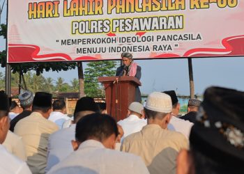 Polres Pesawaran Gelar Shalat Iduladha Bersama Masyarakat, Teguhkan Sinergi dan Kepedulian Sosial