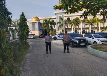 Polsek Gedong Tataan Kawal Sholat Idul Adha di Jalinbar, Pastikan Ibadah Tenang dan Lalu Lintas Lancar