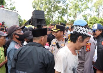 Aman dan Terkendali: Polres Pesawaran Pastikan Aksi Damai Berjalan Kondusif