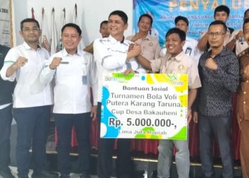 PT ASDP Bakauheni Dukung Turnamen Voli Karang Taruna Cup 1 Desa Bakauheni