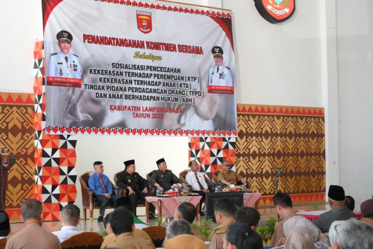 Parosil Teken Komitmen Bersama Tangani Kekerasan Perempuan dan Anak di Lampung Barat