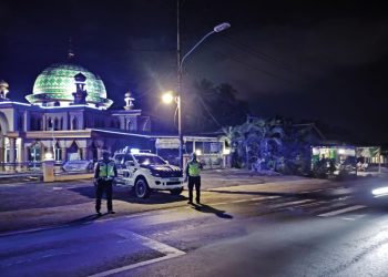 Satlantas Polres Pesawaran Intensifkan Patroli Blue Light, Pastikan Keamanan Malam di Jalur Vital
