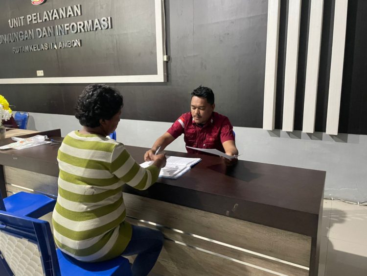 Rutan Ambon Edukasi Keluarga WBP Soal Prosedur PB, Wujudkan Layanan Publik yang Humanis dan Transparan