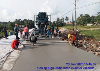 100 Hari Kerja, Bupati Egi dan Wabup Syaiful Tancap Gas Bangun Infrastruktur Lampung Selatan