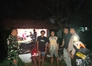 Sinergi TNI–Polri Lewat Sambang Pos Ronda: Upaya Preventif Jaga Kamtibmas di Gedong Tataan
