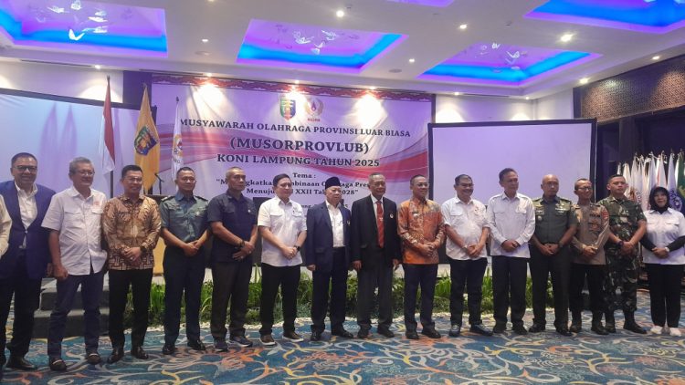 Taufik Hidayat Terpilih Aklamasi Jadi Ketua KONI Lampung 2025–2029, Siap Bangun Grand Desain Olahraga Daerah