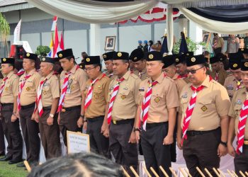 Bangun Disiplin dan Persaudaraan, Kalapas Kalianda Hadiri Perkemahan Satya Dharma Bhakti