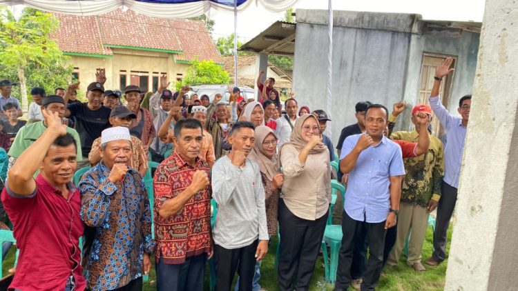 Yuti Rama Yanti Sosialisasikan Nilai Pancasila di Palas, Warga Keluhkan Jalan dan BPJS